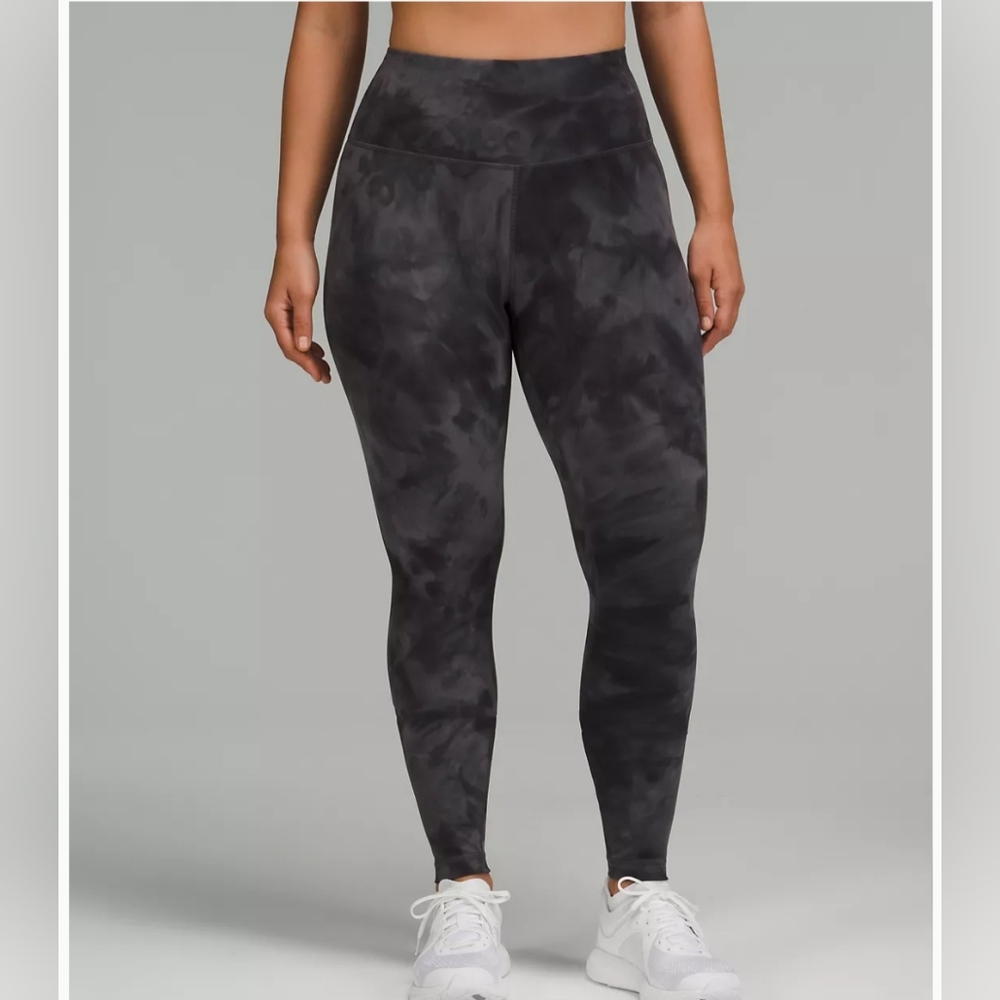 Lululemon Wunder Train Contour Fit HR 25" Diamond Dye Leggings